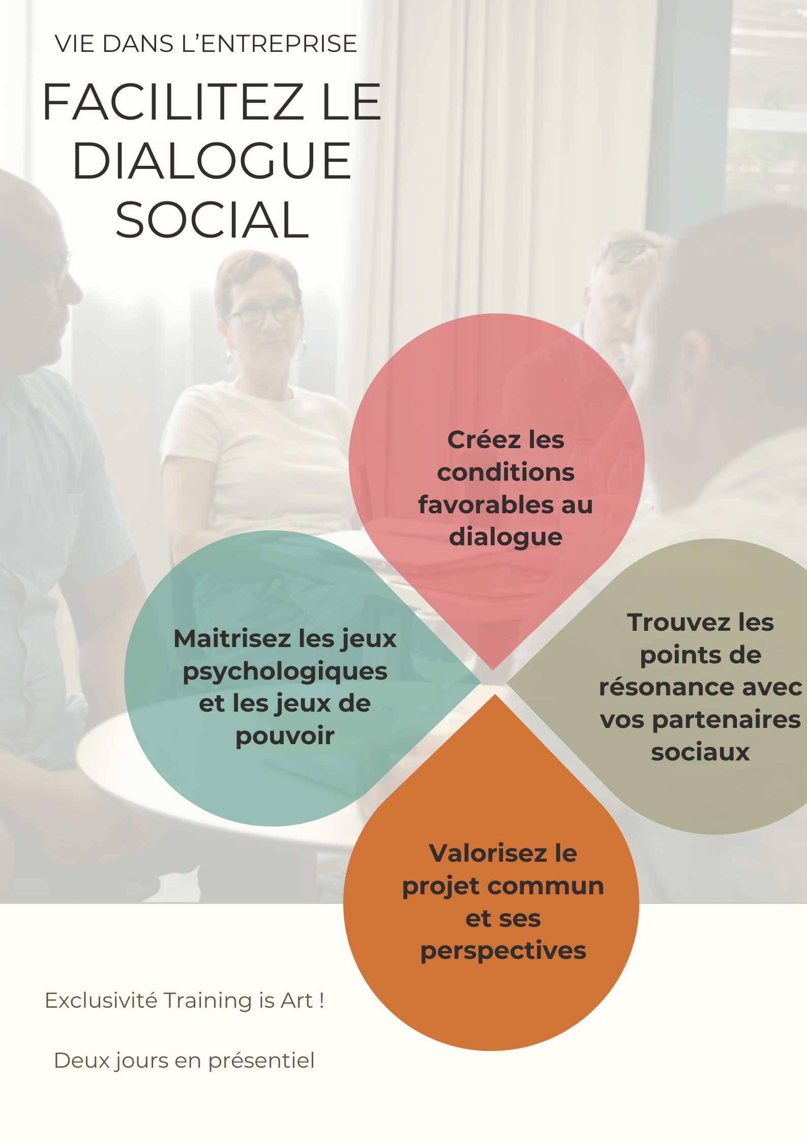 Affiche Facilitez le dialogue social (septembre 2024)